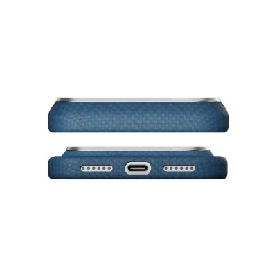 Pitaka (Argyle) Edge Case for iPhone 18 Pro Max - Abyss Blue